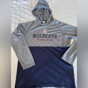 University of Arizona Wildcats hoodie Russell Athletic polyester performance
J1